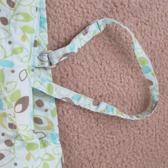 Nursing Cover Size 30.25" x 25.25" Green Brown Leaf Adjustable Neck Strap Infant - Picture 2 of 3